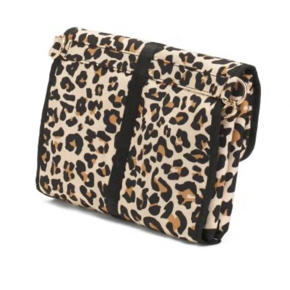 Posh Peanut Lana Leopard Portable Changing Pad New